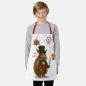 Aaron, aardvark ringmaster schürze (Getragen)