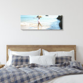Aaron am Strand Leinwanddruck (Insitu (Schlafzimmer))