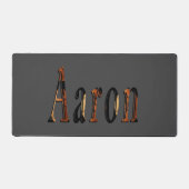 "Aaron and the Game of Glory" Sein Name Schreibtischunterlage (Vorderseite)