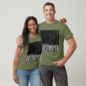 Aaron Bilodeau DESTROYER Vorderseite und Rückseite T-Shirt (Unisex)