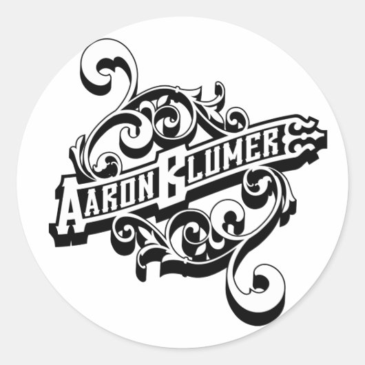 Aaron Blumer Sticker (Vorderseite)