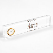 Aaron Boys Name Logo, Namensplakette