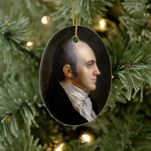 Aaron Burr Keramik Ornament (Baum)