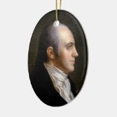 Aaron Burr Keramik Ornament (Links)