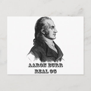 Aaron Burr Original Gangsta Postkarte
