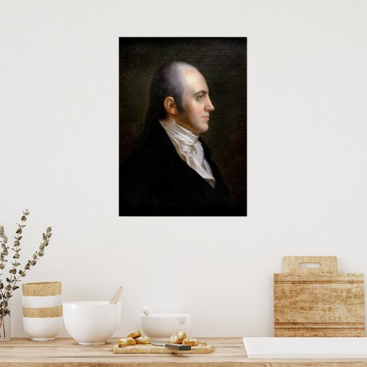 Aaron Burr Portrait Poster (Küche)