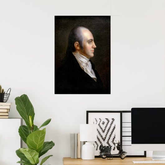 Aaron Burr Portrait Poster (Heimbüro)