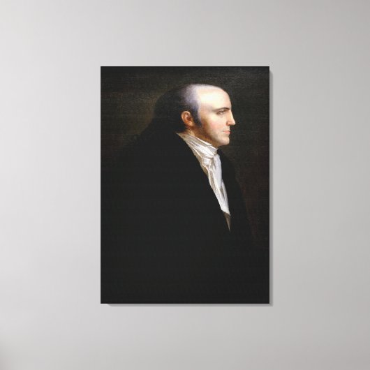 AARON BURR Portrait von John Vanderlyn Leinwanddruck (Vorderseite)