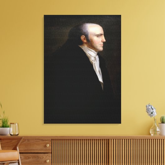AARON BURR Portrait von John Vanderlyn Leinwanddruck (Insitu (Wohnzimmer))