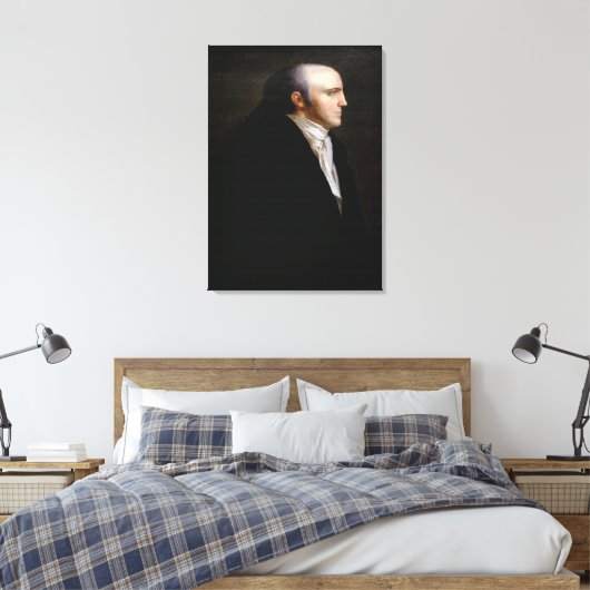 AARON BURR Portrait von John Vanderlyn Leinwanddruck (Insitu (Schlafzimmer))