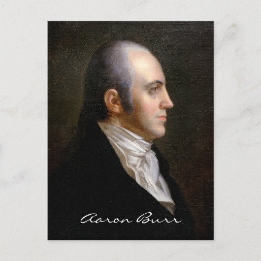 Aaron Burr Postkarte (Vorderseite)