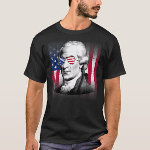 Aaron Burr USA Flag Patriotic American Flag 4. T-Shirt