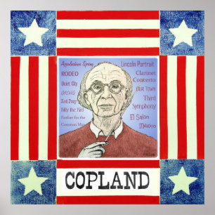 Aaron Copland Print Poster