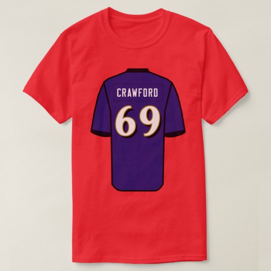 Aaron Crawford Jersey T-Shirt (Design vorne)