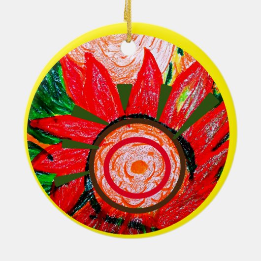 Aaron Dino Keramik Ornament (Hinten)