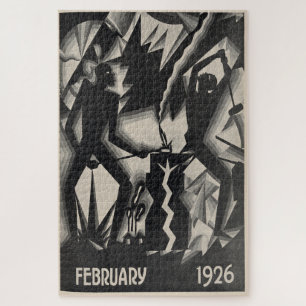 Aaron Douglas 1926 Opportunity-Cover Puzzle