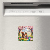 AARON ~ Eichhörnchen sammelt Ostereier ~ Magnet (In Situ (Geschirrspüler))