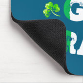 Aaron Erin Go Bragh Shamrock St Patricks Day Mousepad (Ecke)
