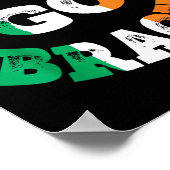 Aaron Erin Go Bragh Shamrock St.patrick's Day  Poster (Ecke)