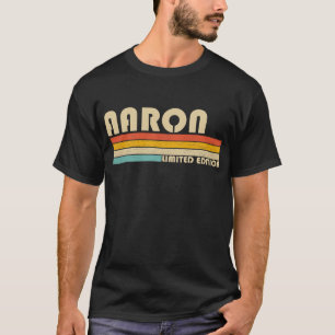 AARON Gift Name Personalisiert Funny Retro Vintag T-Shirt