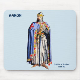 AARON ~ Godfrey Bouillon Costume~Personalisiert Mousepad
