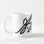 Aaron-Grat-Unterzeichnungs-Tasse Kaffeetasse (Links)