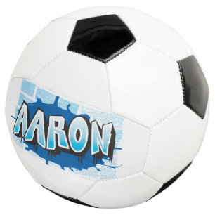 Aaron Ihr Graffiti Name Backstein Wall Soc Fußball