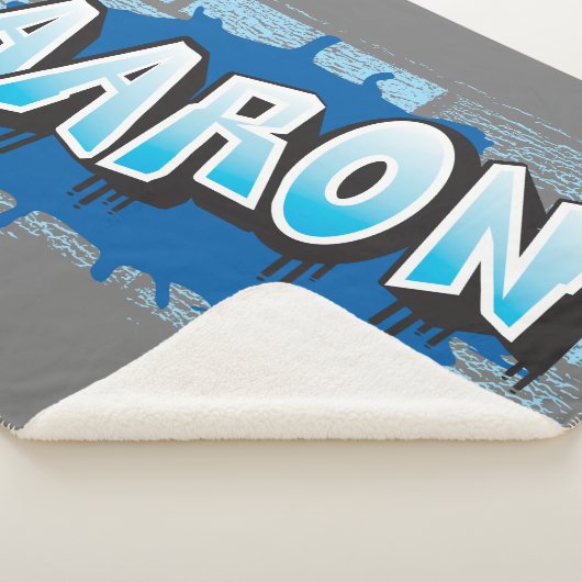 Aaron Ihr Graffiti Name Backstein Wand Sie Sherpadecke (3/4)