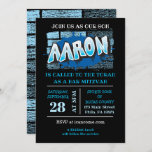 Aaron Ihr Graffiti Name Brick Wall Bar Mitzvah Einladung<br><div class="desc">E-Mail: Marlalove@hotmail.com mit allen Anfragen.</div>