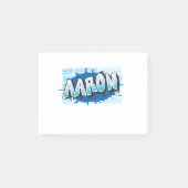 Aaron Ihr Name Graffiti Brick Wall stilisiert Post-it Klebezettel (Vorderseite)