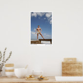 Aaron in Sky von Lee Vandergrift Poster (Küche)