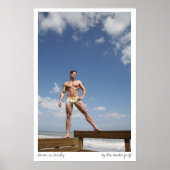 Aaron in Sky von Lee Vandergrift Poster (Vorne)