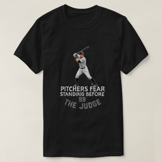 Aaron Judge Offiziell lizenzierte Mlb Apparel Pitc T-Shirt (Design vorne)