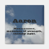 Aaron Magnet (Vorne)