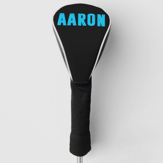 Aaron Name Golf Headcover (Vorderseite)