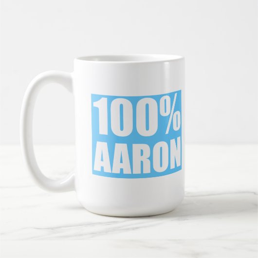 Aaron Name Kaffeetasse (Links)