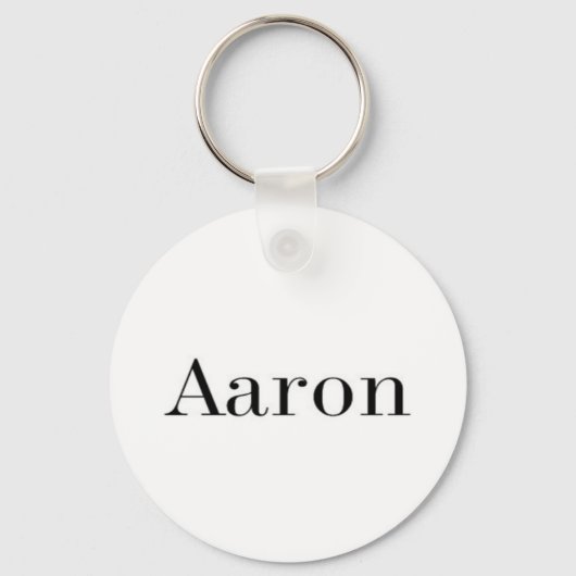 Aaron Name Schlüsselanhänger (Vorderseite)
