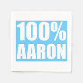 Aaron Name Serviette (Vorderseite)