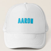 Aaron Name Truckerkappe (Vorderseite)