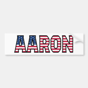 Aaron Name Vorname USA Aufkleber Sticker Auto Autoaufkleber