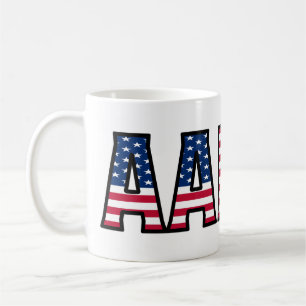 Aaron Name Vorname USA styled Tasse Kaffeetasse