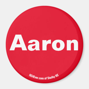 Aaron Red Magnet
