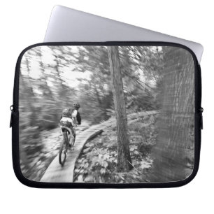 Aaron Rodgers beim Mountainbiken auf dem Stairway  Laptopschutzhülle