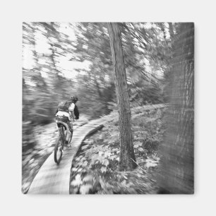 Aaron Rodgers beim Mountainbiken auf dem Stairway  Magnet
