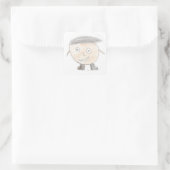 Aaron: Square Sticker (Tasche)