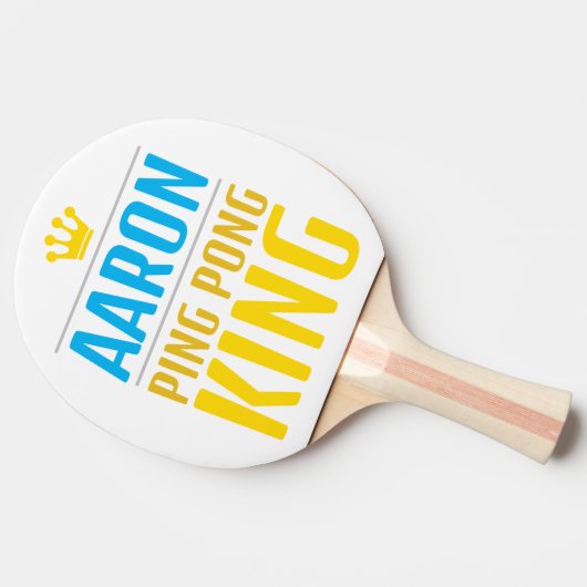 Aaron Tischtennis Schläger (Seitenansicht)