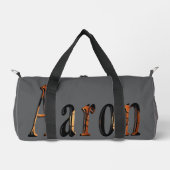 "Aaron und das Spiel des Ruhms" Sein Name Duffle Bag (Vorderseite)
