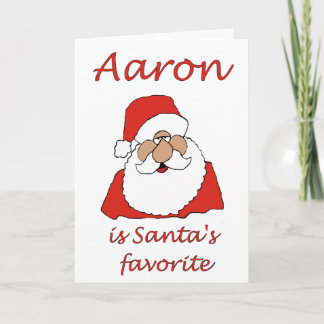 Aaron Weihnachtskarte Feiertagskarte