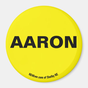 AARON Yellow Magnet