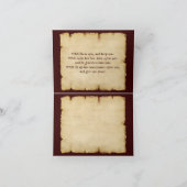 Aaronic, das Hebräer segnet Karte (Innenseite)